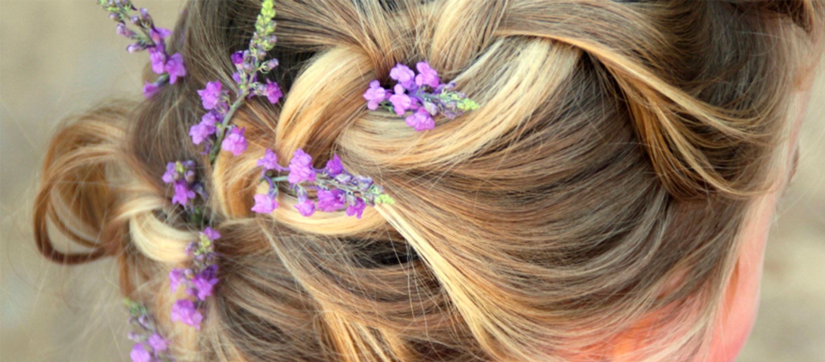 Messy Flower Braided Festival Hairstyle - Garnier
